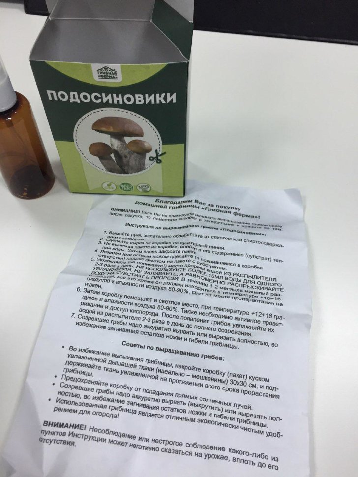 Домашняя грибница в Москве